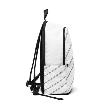 Unisex Fabric Backpack - Diagonal Stripe