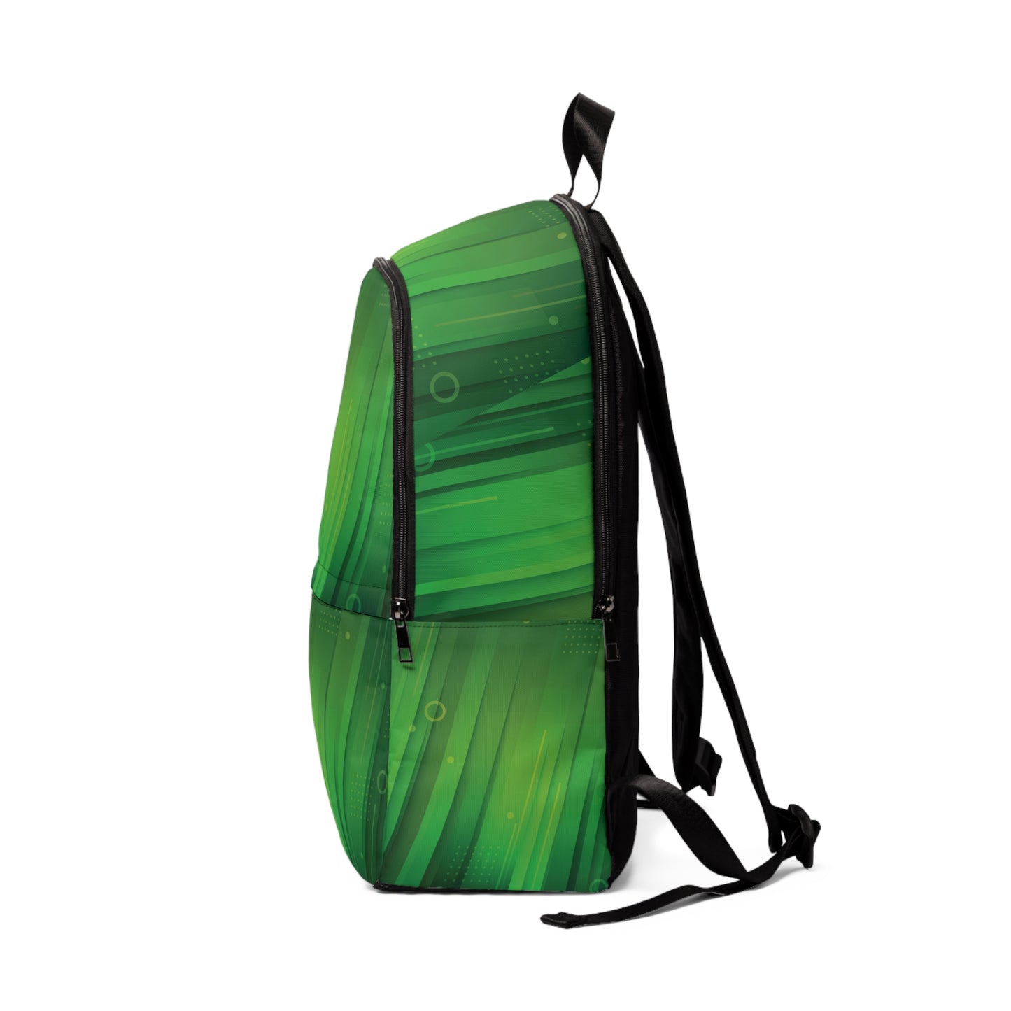 Unisex Fabric Backpack - Green Gradient