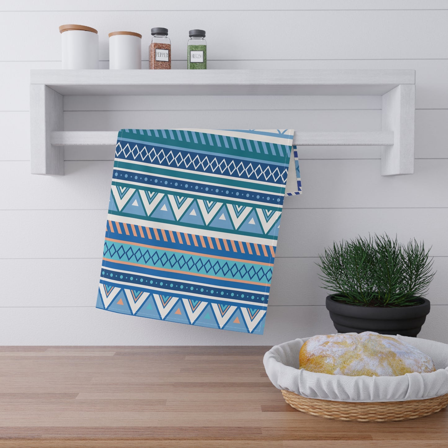 Kitchen Towel - Aztec Blue