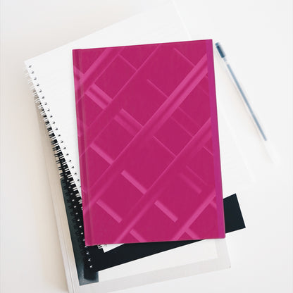 Journal - Ruled Line Pink Abstract