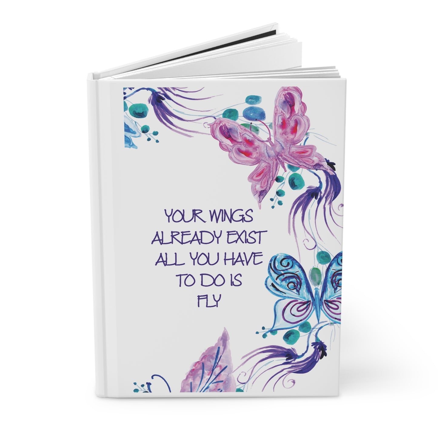 Hardcover Journal Matte - Butterfly Wings