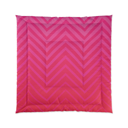 Comforter - Pink Zig Zag