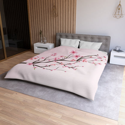 Microfiber Duvet Cover - Cherry Blossom