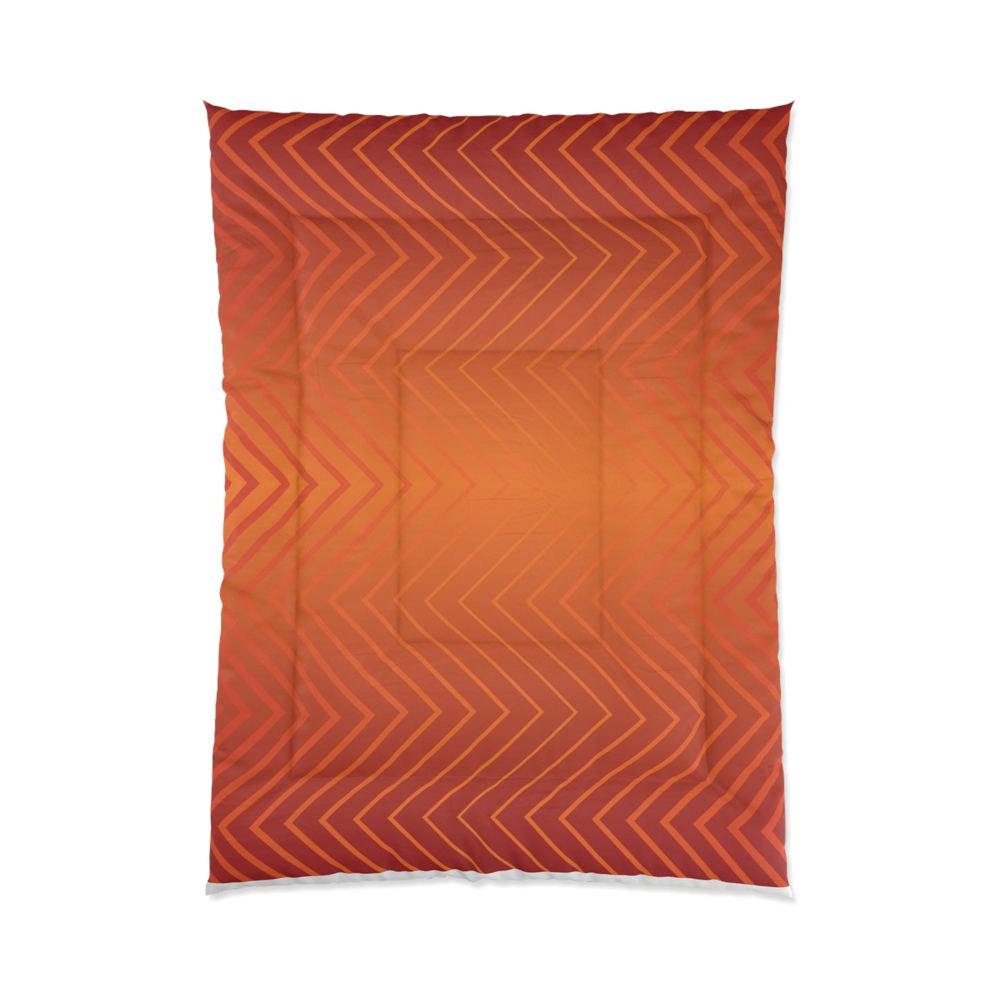 Comforter - Orange Zig Zag