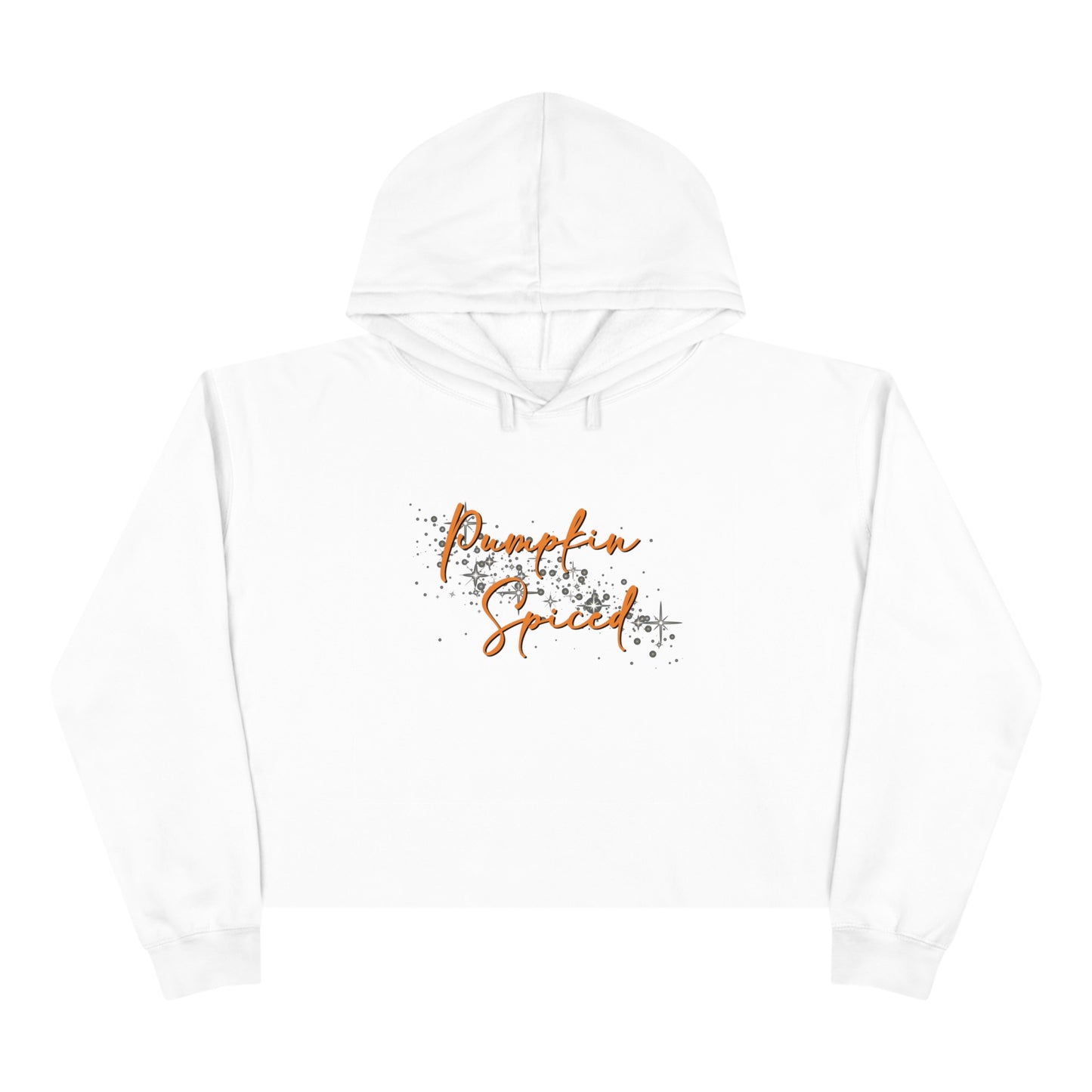 Crop Hoodie  - Pumpkin Spiced