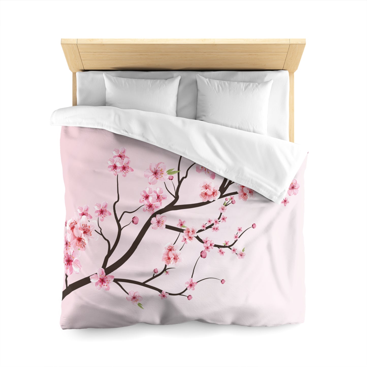 Microfiber Duvet Cover - Cherry Blossom