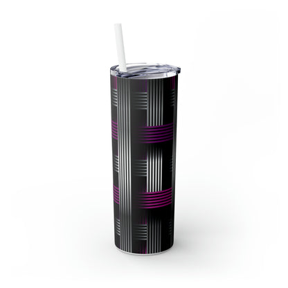 Skinny Tumbler with Straw, 20oz - Abstract 2