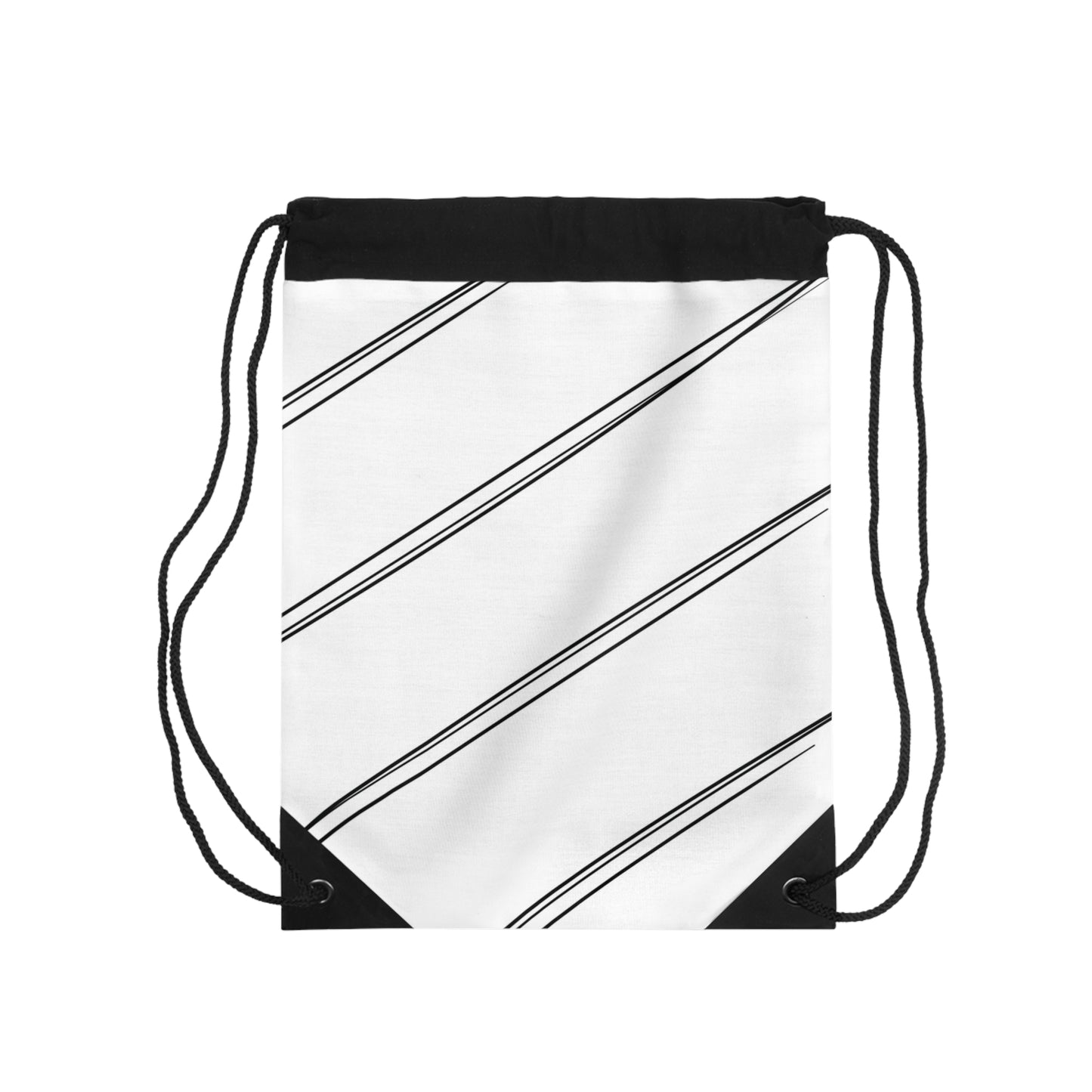 Drawstring Bag - Diagonal Stripe