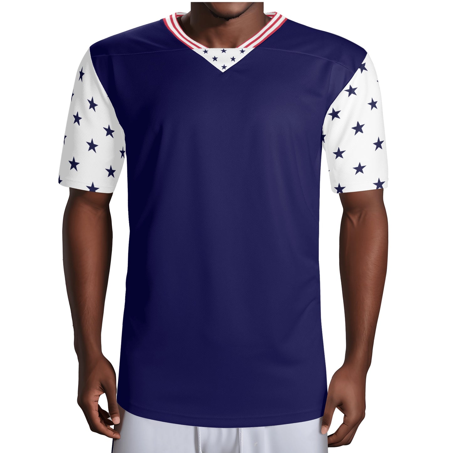 Mens All Over Printing Rugby Jersey - Stars & Stripes