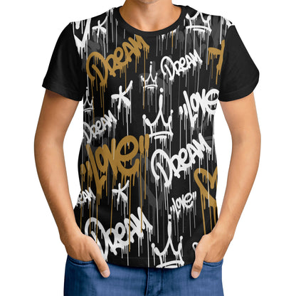 New Mens All Over Print T-shirt - Graffiti 1