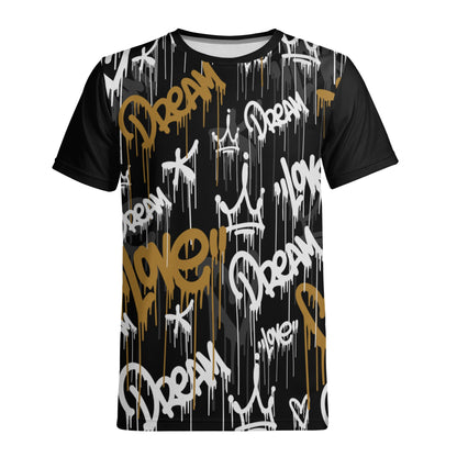 New Mens All Over Print T-shirt - Graffiti 1