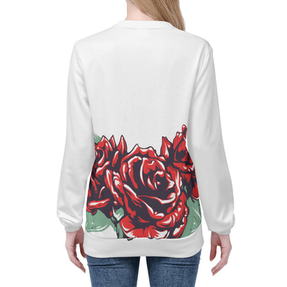 Womens All Over Print Sweater - Day of the Dead Girl