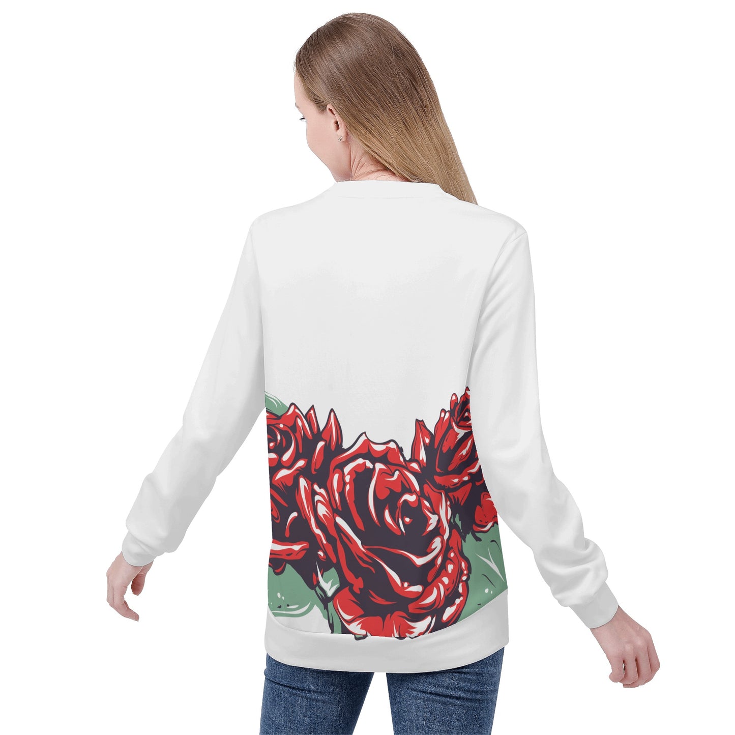 Womens All Over Print Sweater - Day of the Dead Girl