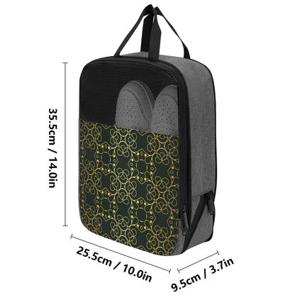 Storage Shoe Bags - Gold/Black