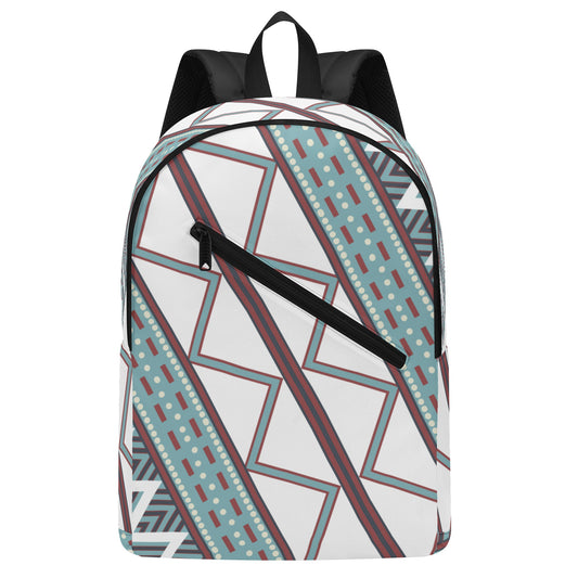 New Half Printing Laptop Backpack - Aztec