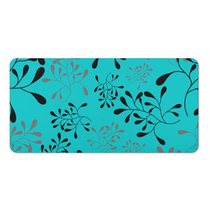 Bath Towel - Teal Leaf