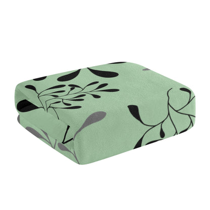 Bath Towel - Green Leaf