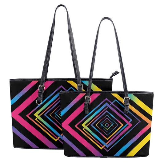 Fashion PU Tote Bags - Diamond