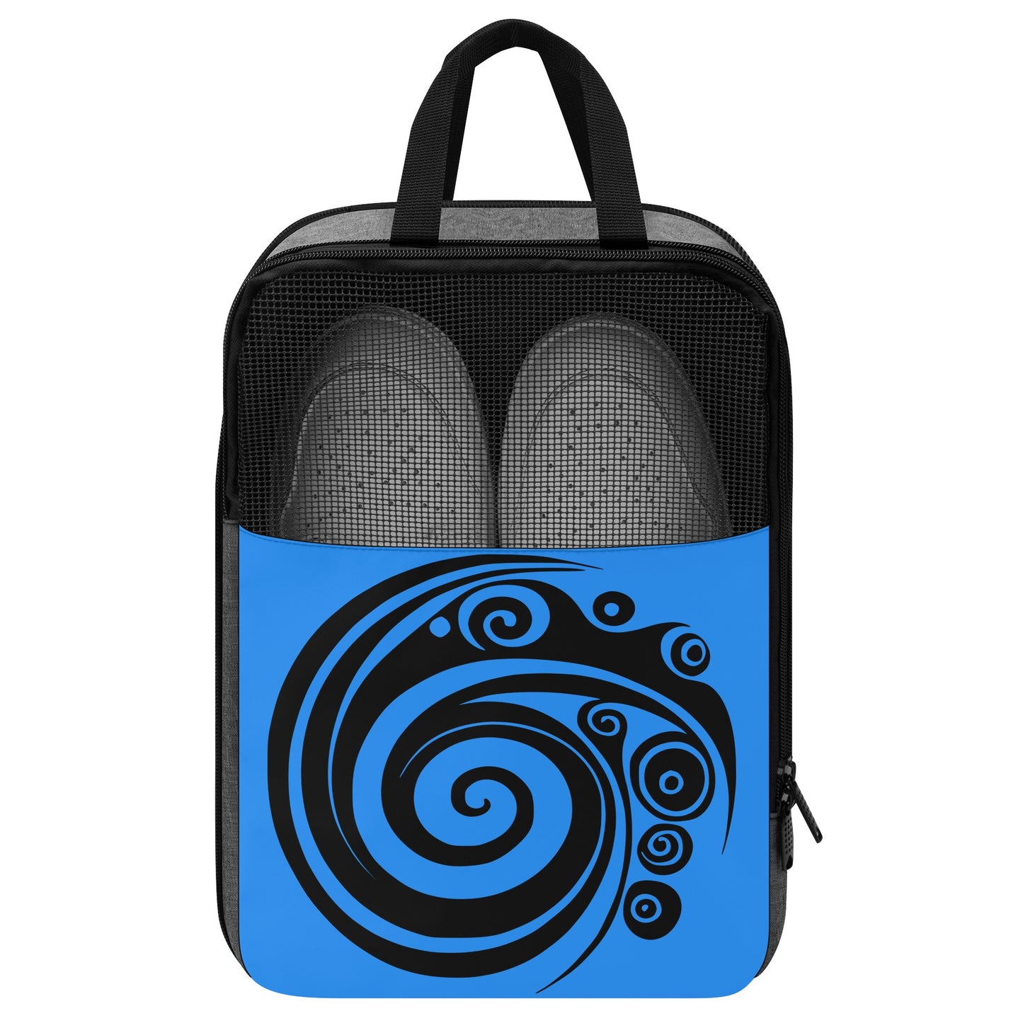 Storage Shoe Bags - Blue Swirl