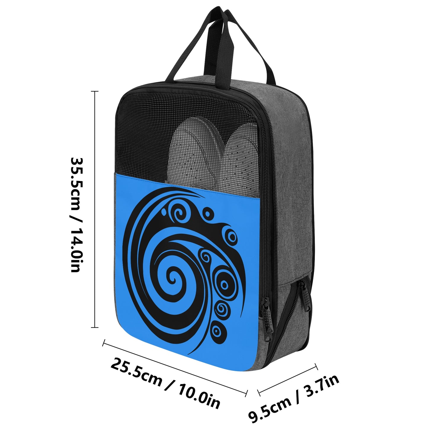 Storage Shoe Bags - Blue Swirl