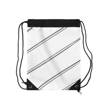 Drawstring Bag - Diagonal Stripe