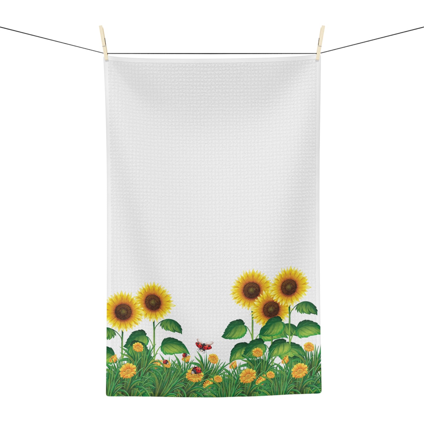 Soft Tea Towel - Sunflowers