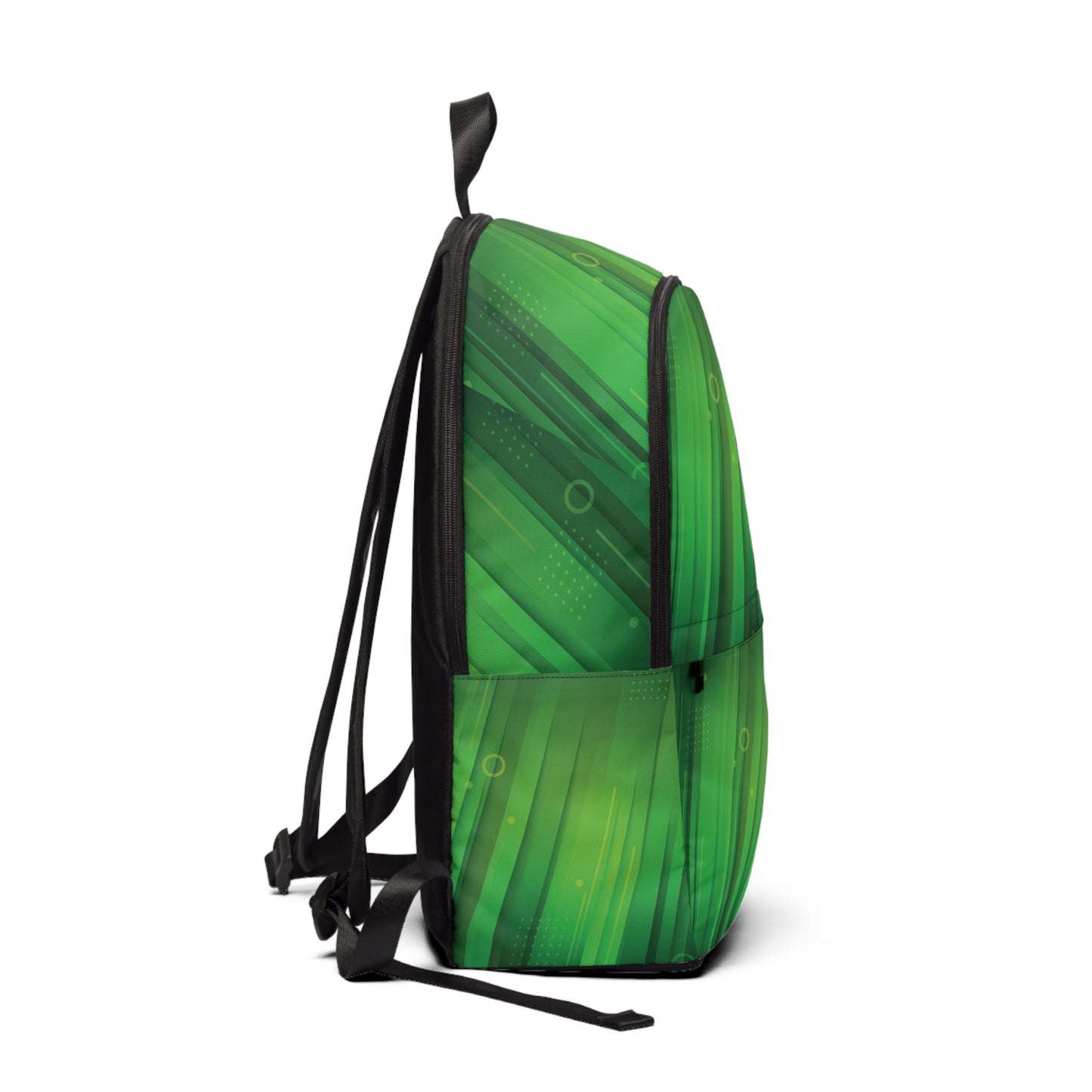 Unisex Fabric Backpack - Green Gradient