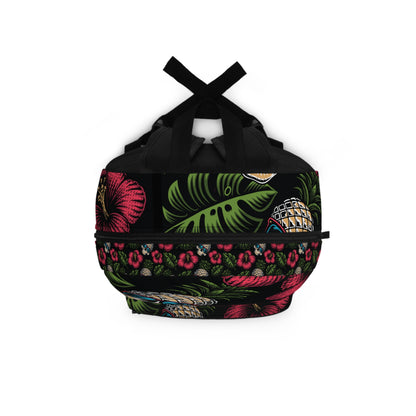 Backpack - Tropical Skull