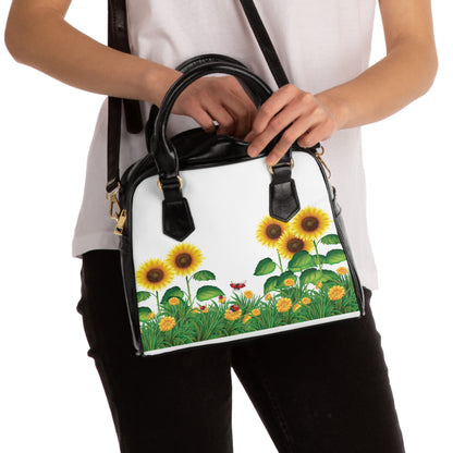 Shoulder Handbag - Sunflowers