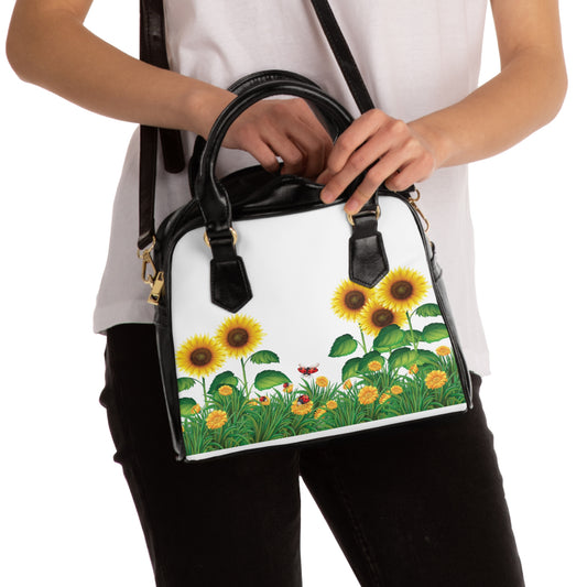 Shoulder Handbag - Sunflowers