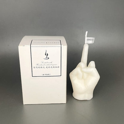 Middle Finger Shaped Scented Candles