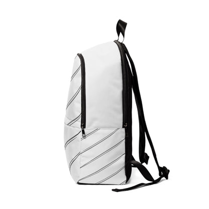 Unisex Fabric Backpack - Diagonal Stripe