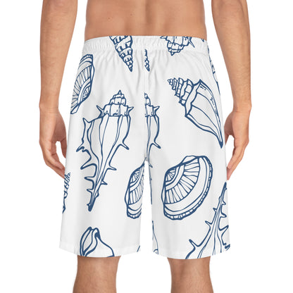 Men's Board Shorts (AOP) - Seashell 2