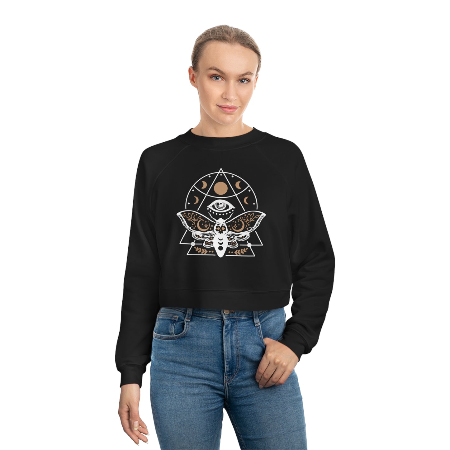 Women's Cropped Fleece Pullover - Lunar