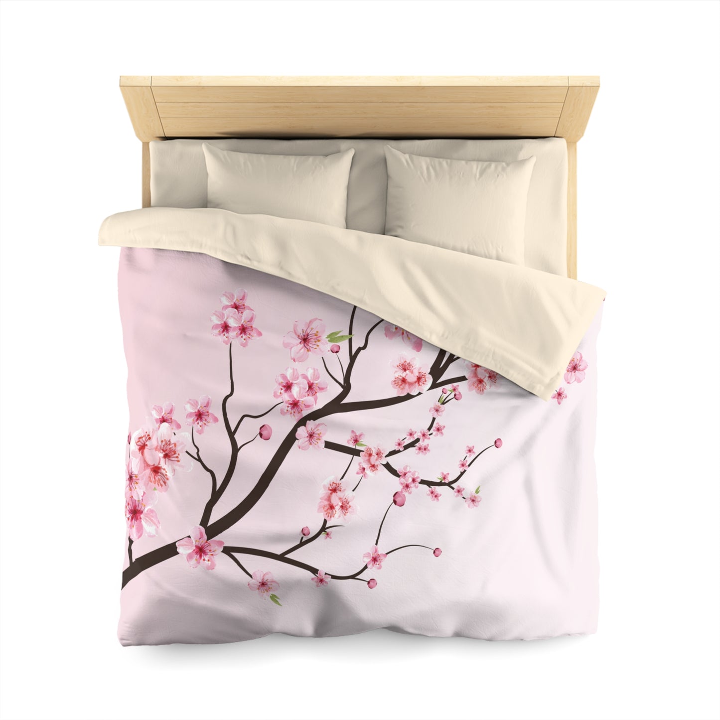 Microfiber Duvet Cover - Cherry Blossom