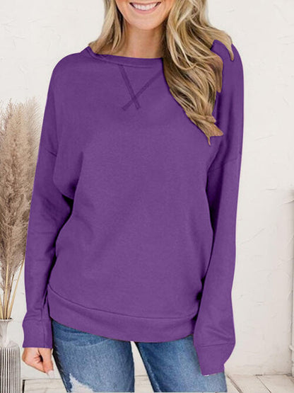 Dropped Shoulder Long Sleeve T-Shirt