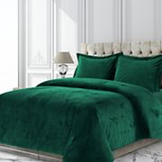 Tribeca Venice Velvet Oversized Solid Duvet Set