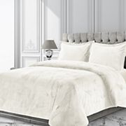 Tribeca Venice Velvet Oversized Solid Duvet Set