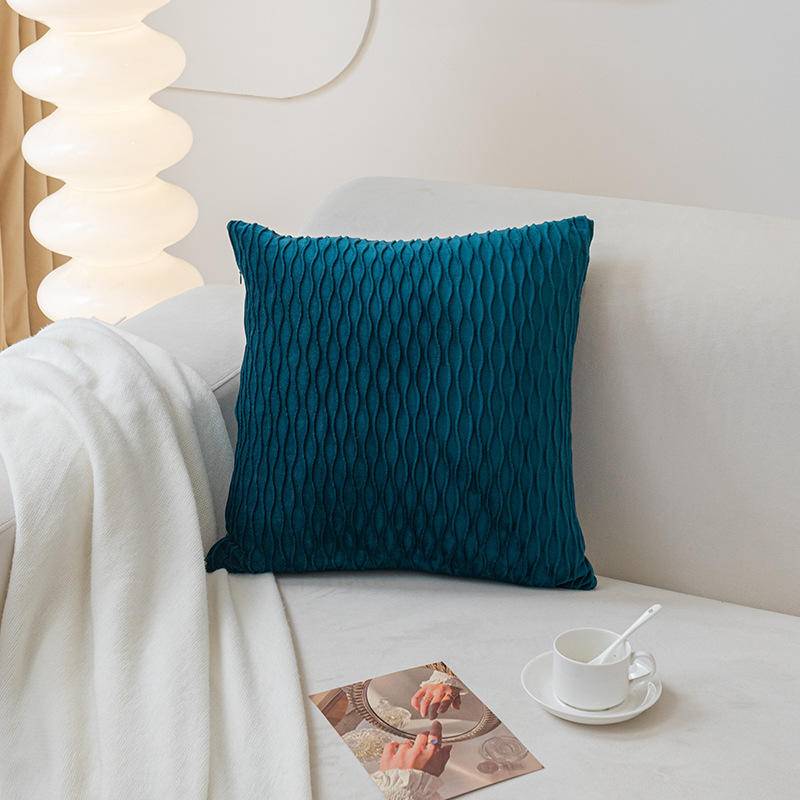 Solid Wrinkle Pillowcases Without Filler