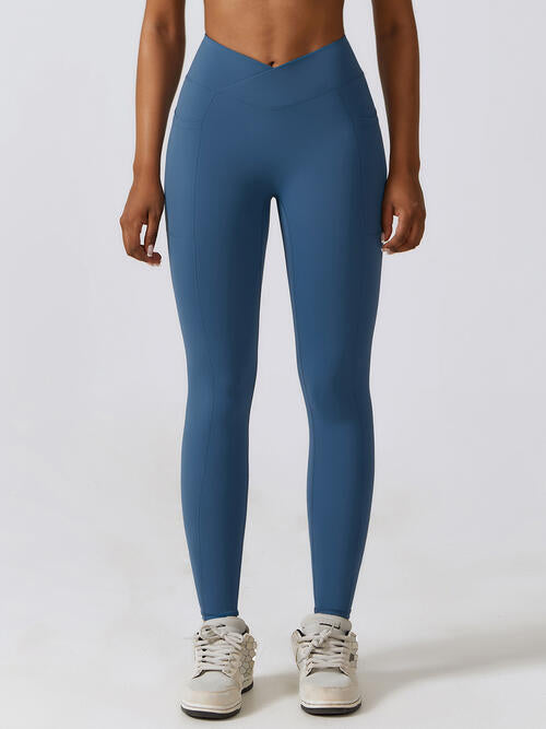 Wide Waistband Active Leggings