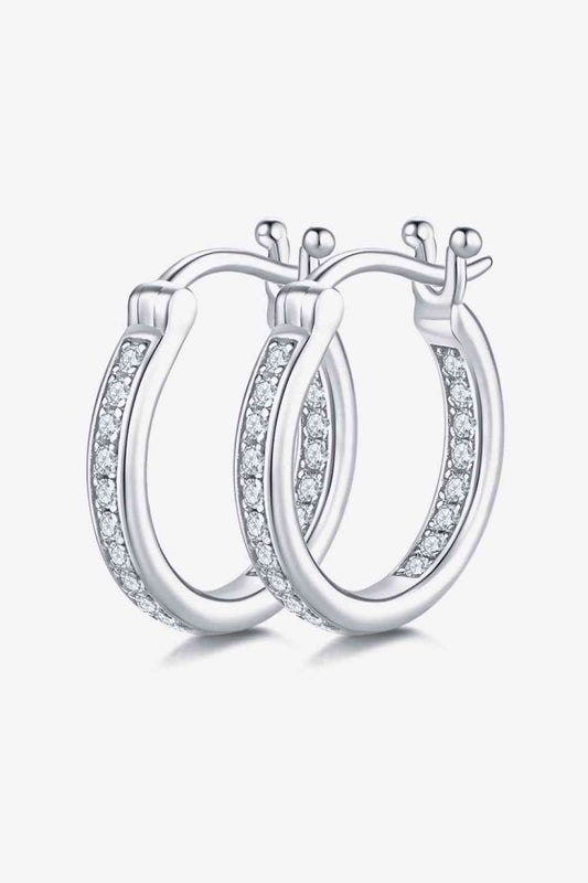 Adored Moissanite 925 Sterling Silver Earrings