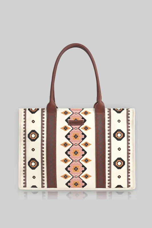 Printed PU Leather Shoulder Bag