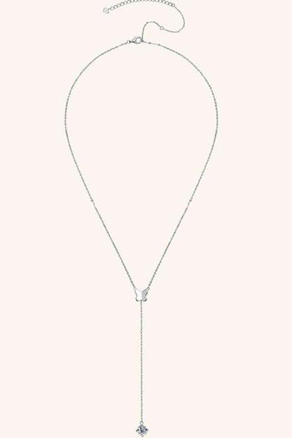 1 Carat Moissanite 925 Sterling Silver Necklace