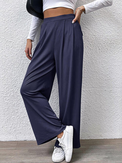 High Waist Straight Pants