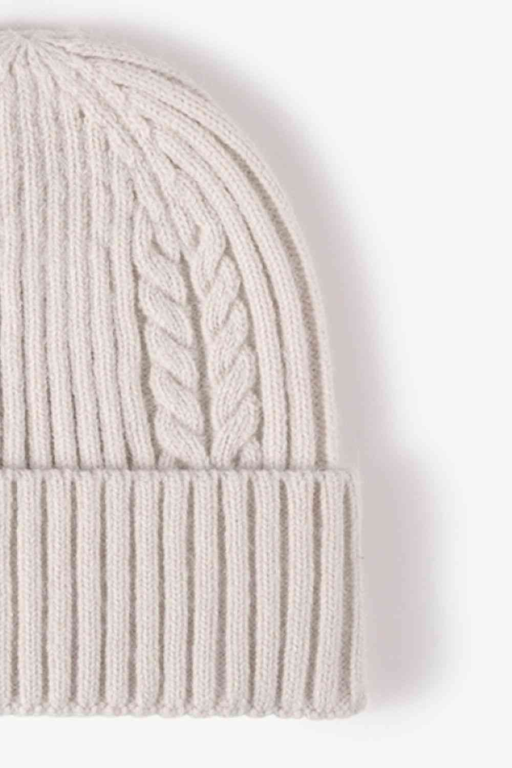 Cable-Knit Cuff Beanie