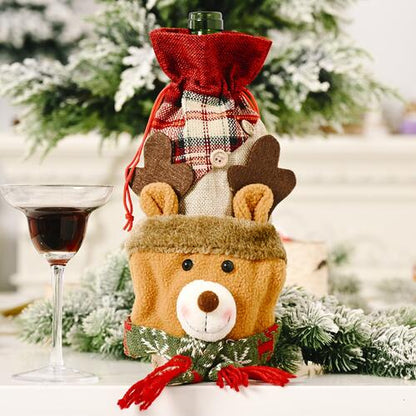 Christmas Wine Bottle Cover