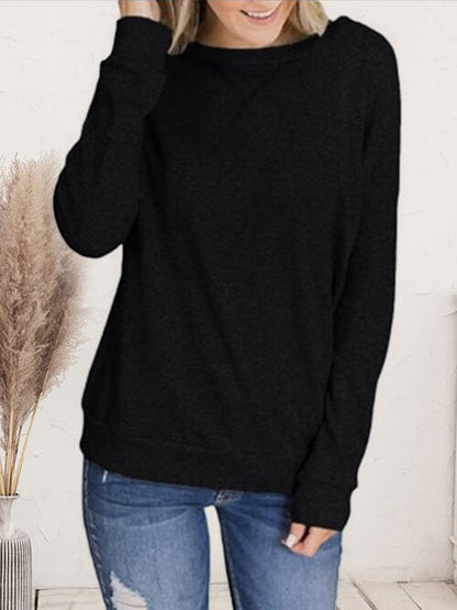 Dropped Shoulder Long Sleeve T-Shirt