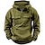 Men's Hoodie Quarter Zipp Hoodie Tactical Hoodie Black Wine Army Green Blue Khaki Hooded Plain Tactical Sports & Outdoor Daily Streetwear Cool Casual Spring &  Fall Clothing Apparel Hoodies